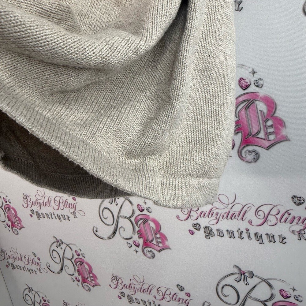 Koala Kids dress knitted warm cozy rose bud Cream Knit Dress with Bow Accent - Picture 9 of 14